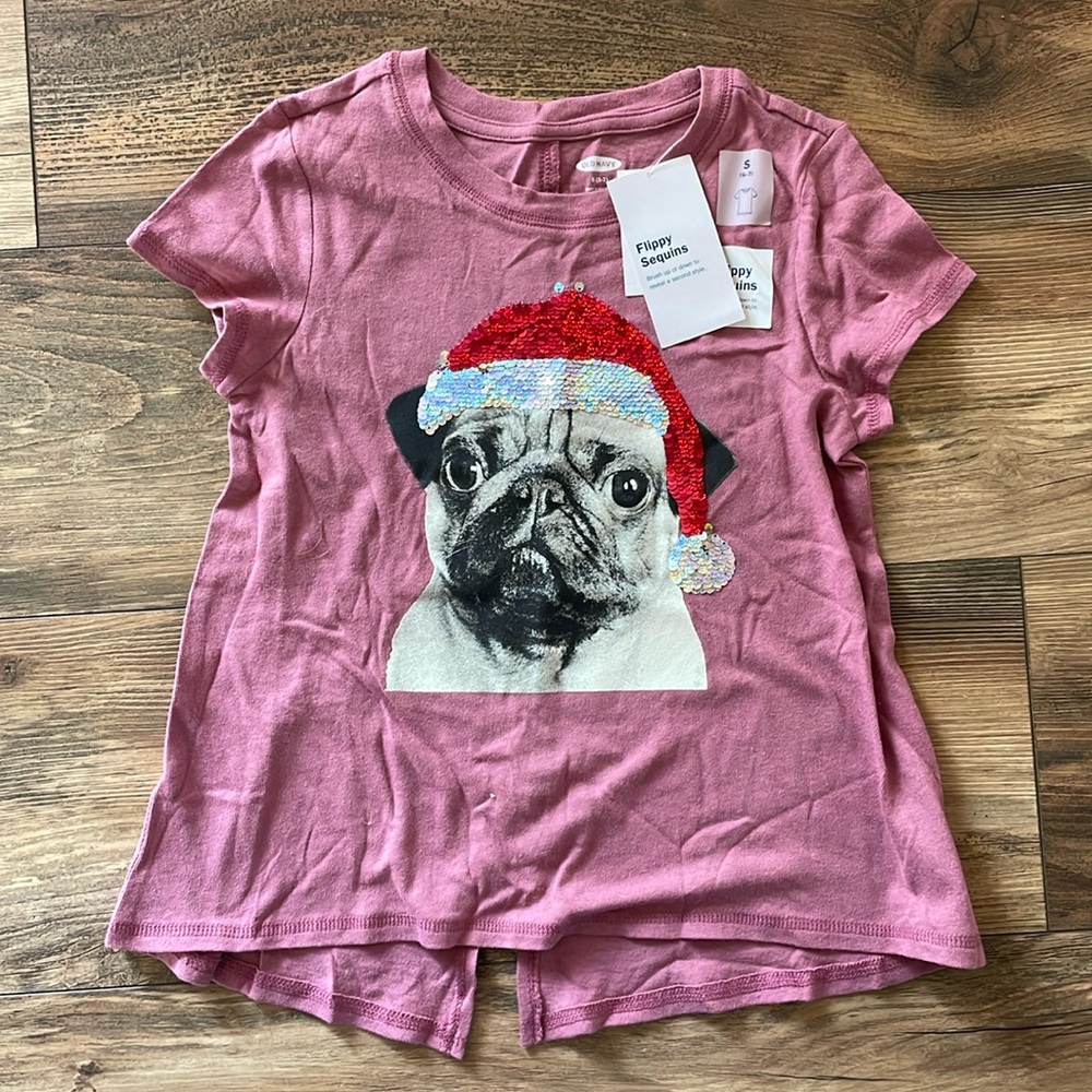 Girls Old Navy Christmas t-shirt, size small